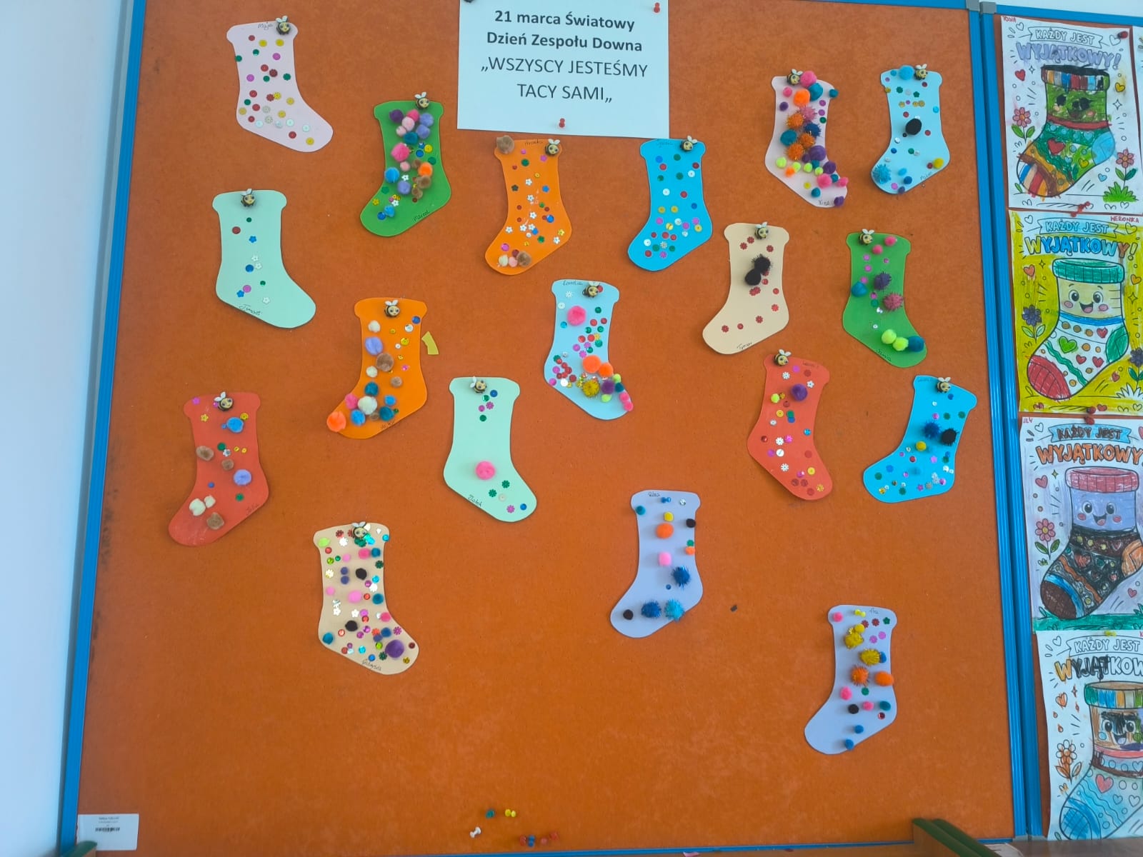 Dziś w naszym przedszkolu obchodziliśmy Dzień Osób z Zespołem Downa